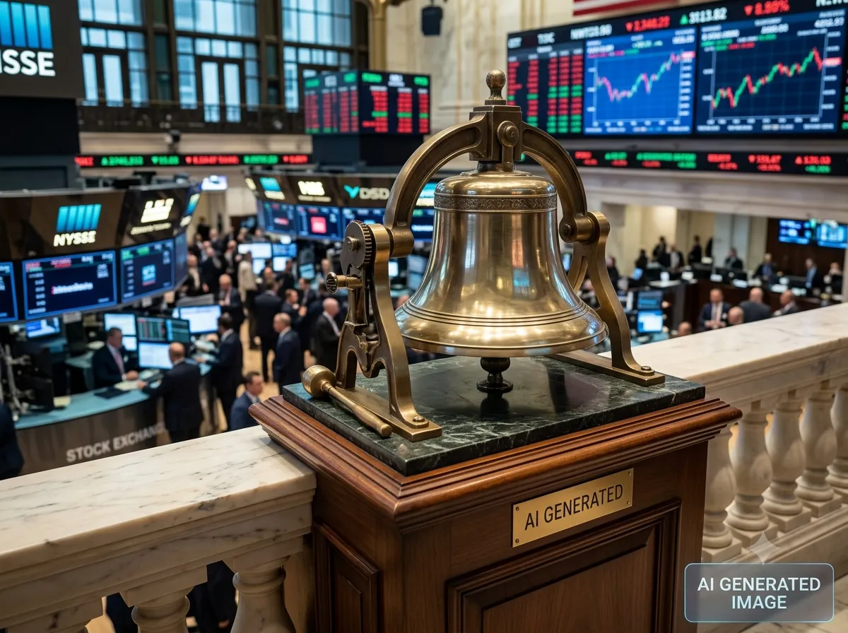stock market bell